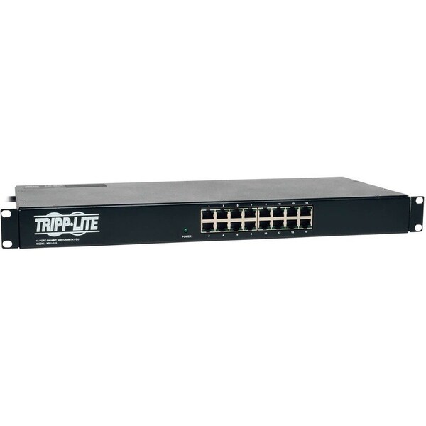 Tripp Lite Port Gigabit Ethernet Switch with 8 Outlet PDU 1U 16 NSU-G16 - main