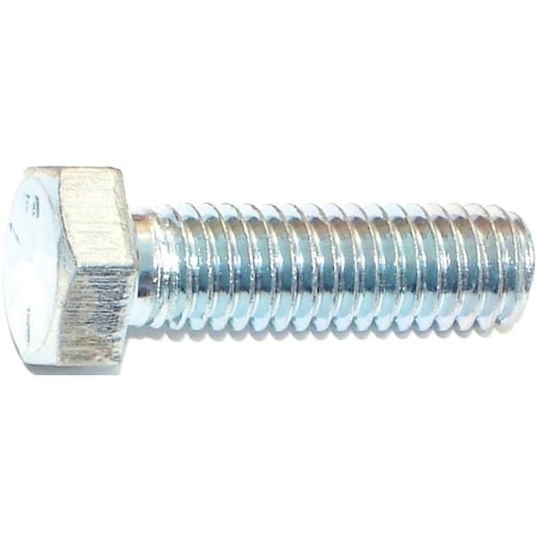 Midwest Fastener Grade 5, 3/8" Hex Head Cap Screw, Zinc Plated Steel, 1-1/4 in L 00295 - main