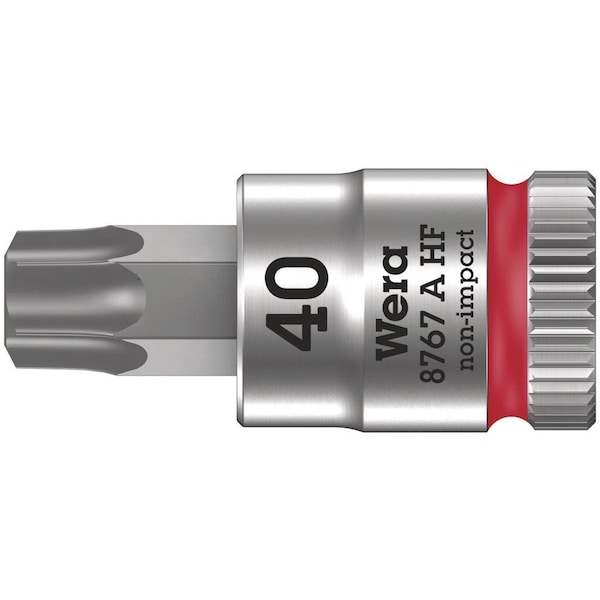 Wera 8767 A HF TORX Zyklop bit socket with holding function, 1/4 in drive, TX 40 x 28 mm 5003371001 - main