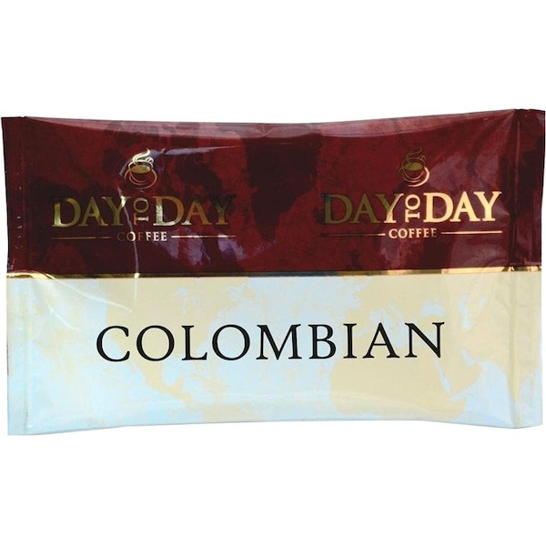 Day To Day Coffee Pure Coffee, Colombian Blend, 1.5 oz., PK42, Colombian Blend, Packet, Regular, Coffee, 1.5 oz, 42 PK PCO23001 - main