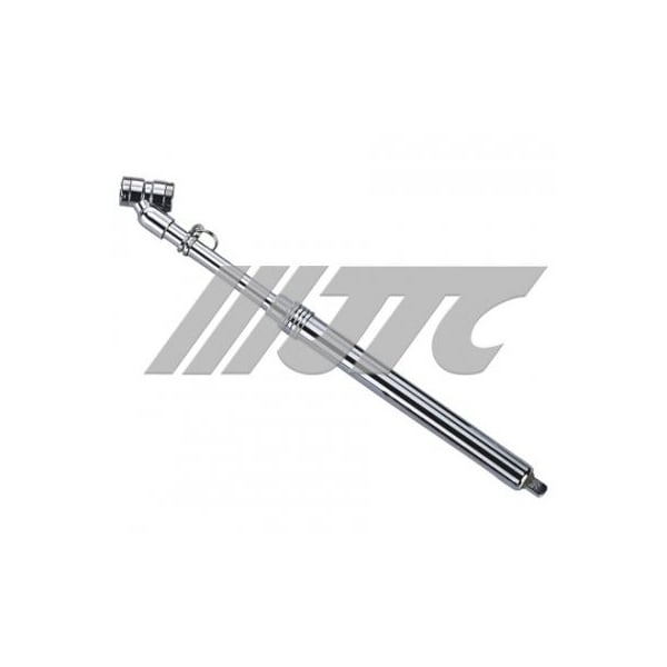 Jtc Auto Tools Tire Inflator Pressure Gauge, Long 270mm Chrome Body, 8mm Valve Head 5611 - main