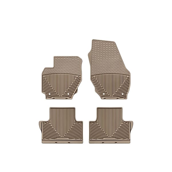 Weathertech Tan, Front and Rear All Weather Floor Mats WTVT169170 - main