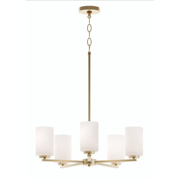 Afx Leo 5-Light Med Base Chandelier, Light Antique LEOP24MBLB - main