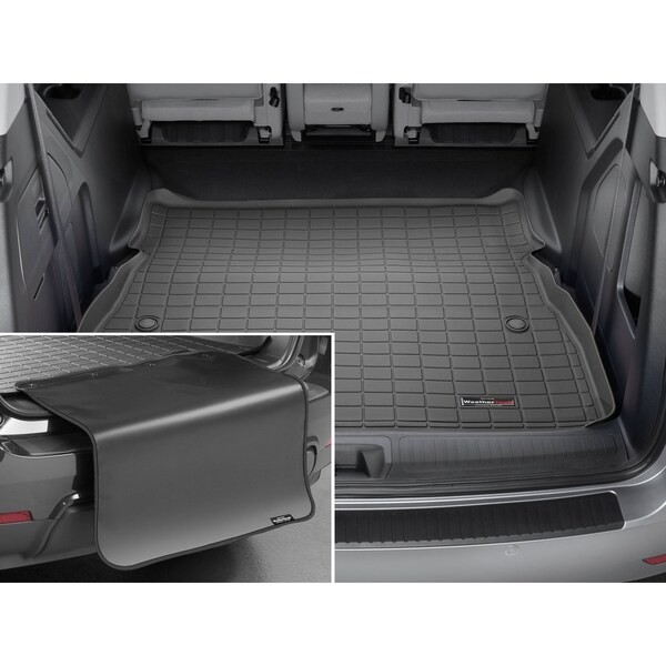 Weathertech Black, Cargo Liner With Bumper Protector 401347SK - main
