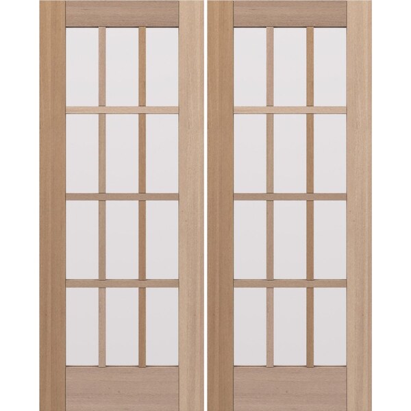 Doornmore G112, 66.5" x 82" ( 2x32" Door) Left Hand, Mahogany SDL 12 Lite Exterior Door G112-SW-3280_2_LI - main