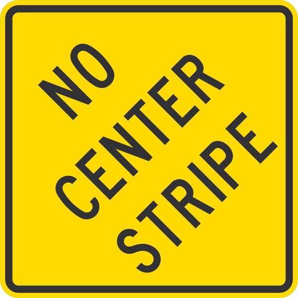 Lyle No Center Stripe (W8-12 In 2004 Shs), 24x24, High Intensity Prismatic, Yellow G-13116-HI_24x24 - main