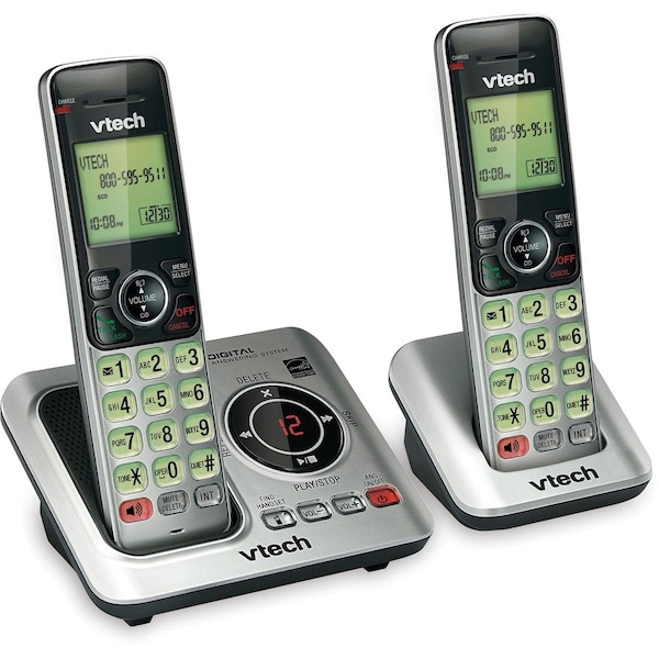 Vtech CS66292 DECT 60 Expandable Cordless Phone with Answering System and Caller IDCall Waiting, 2PK VTECS66292 - main