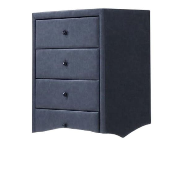 Homeroots 32" X 16" X 49" 2 Tone Gray Contemporary Chest 286557 - main
