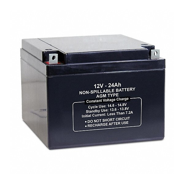 Upg Sealed Lead Acid Battery, 12VDC, 24Ah, replacement for 2UKL3 battery 47023 - main