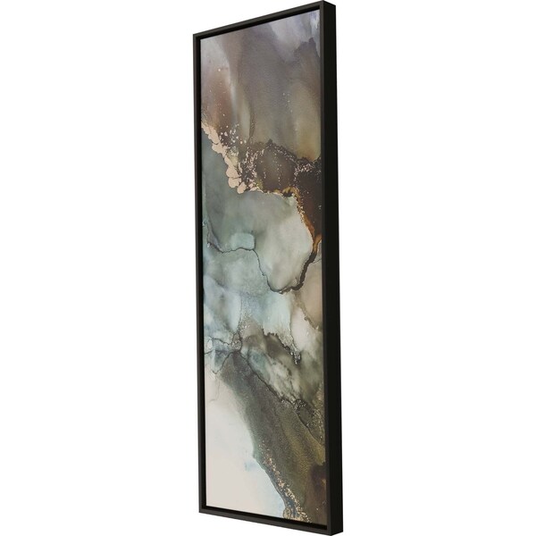 Homeroots Earthly Secrets II Black Floater Frame Print Wall Art 526420 - main