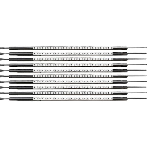 Brady ClipSleeve Wire Markers Size 05 Nylon 22 AWG - 20 AWG, E Pack of 300 Each, 300PK SCN05-E - main
