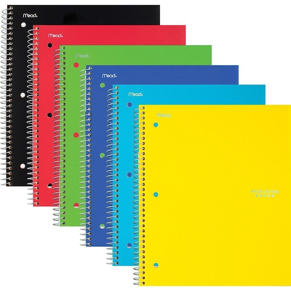 Mead Products Five Star Wirebound Notebooks 06190, 8-1/2" x 11", 100 Sheets/Pad, 1 Pad/Pack 6190 - main