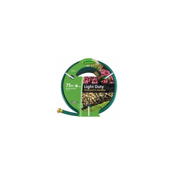 Flexon 5/8 in ID x 75 ft L Light Duty Garden Hose, Nylon-Reinforced Vinyl Tube GTR5875 - main