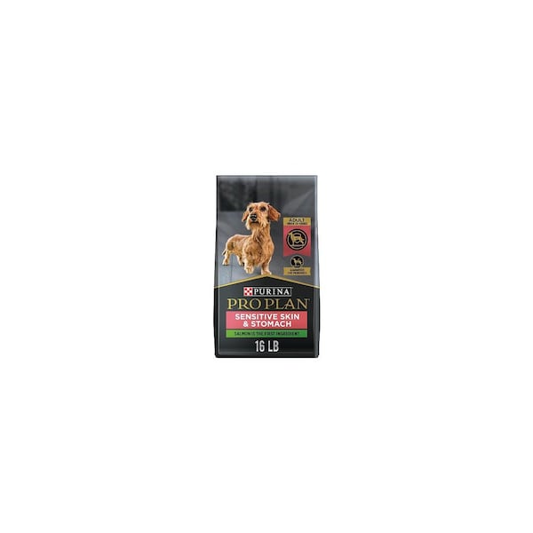 American Distribution & Mfg Co High Protein Sensitive Skin & Stomach Dry Dog Food, Salmon & Rice, Small Breed, 16 Lbs. 17703 - main