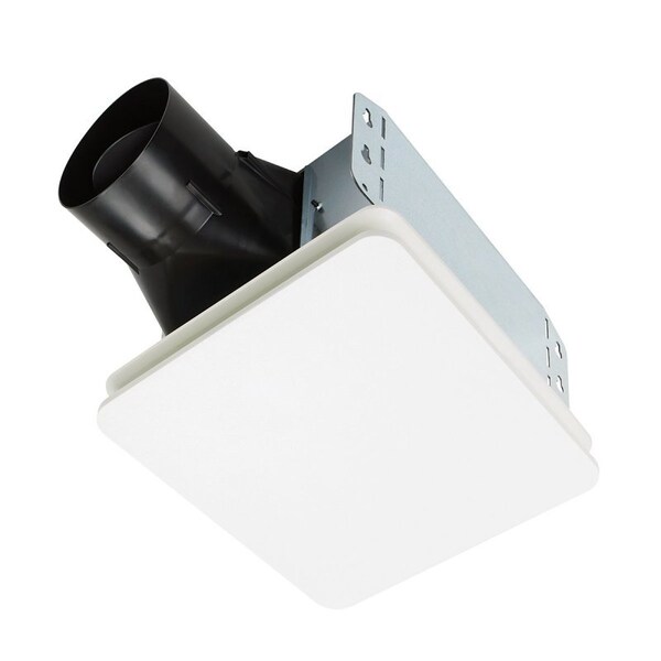 Broan-Nutone Roomside Series Bathroom Exhaust Fan, 7-1/2 in L, 7-1/4 in W, 0.2 A, 120 V, 1-Speed, 60 cfm Air BE6 - main