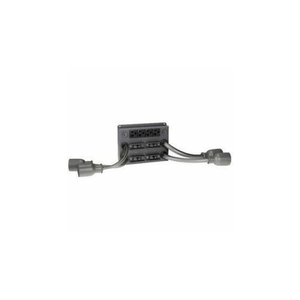 Vertiv Power Output Distribution, 8 Outlet(s) (4) 5-30R, (2) 5-20R, (2) L5-20R PD2-105 - main