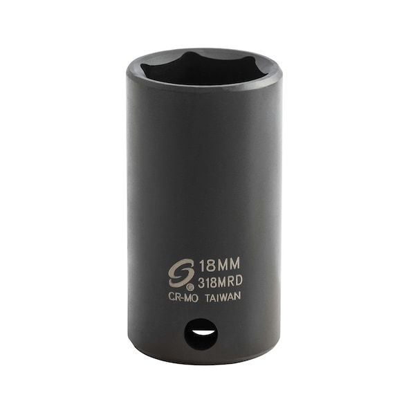 Sunex 3/8 in Drive 18Mm Semi-Deep Impact Socket 318MRD - main