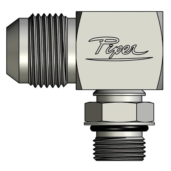 Piper Male JIC to Male O-Ring Boss Adjustable 90 Degree Elbow 3/4in. Male JIC-1/2in. Male O-Ring Boss 0790-12-08 - main