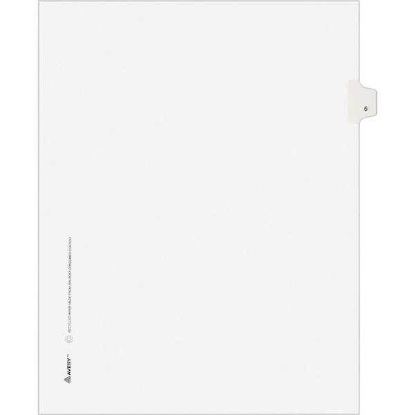 Avery Dividers, Index, Sidetab, 6 25PK AVE11916 - main