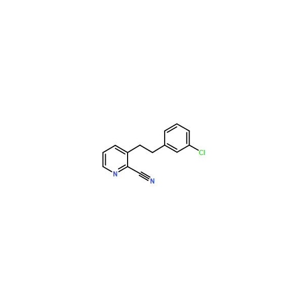 Ak Scientific 2-Cyano-3-(3-chlorophenylethyl)pyridine (100mg), CAS 31255-57-9 U753-100mg - main