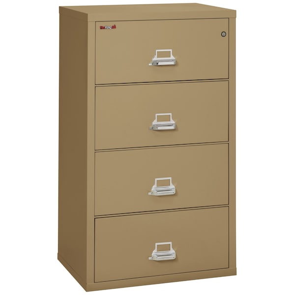 Fireking 4 Drawer, 1 Hr Fire & Impact Rated, 31" Wide Lateral Sand 4-3122-CSA - main