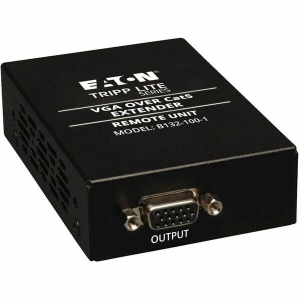 Eaton Tripp Lite Series VGA over Cat5/6 Extender, Box-Style Receiver for Video, Up to 1000 ft. 305 m, B132-100-1 - main