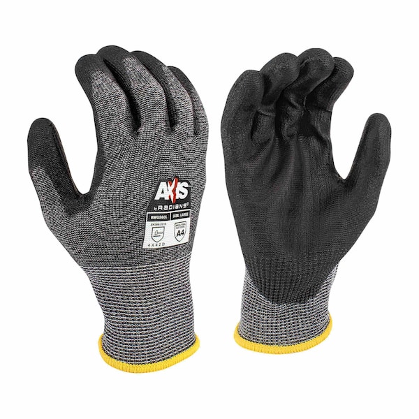Radians Cut Resistant Coated Gloves, A4 Cut Level, Polyurethane, M, PR RWG560TM - main