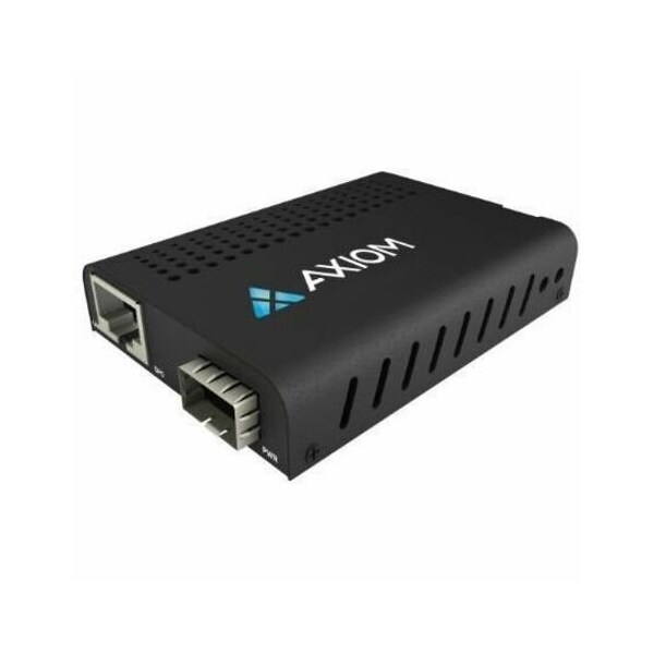 Axiom TAA MINI 1GBS RJ45 TO SFP FIBER MEDIA CONVERTER - OPEN SFP PORT AXG99279 - main