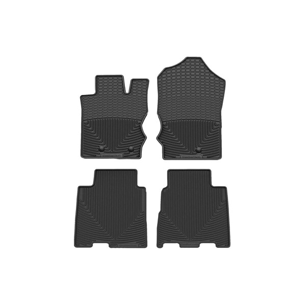Weathertech Black, Front and Rear All Weather Floor Mats W579-W600 - main