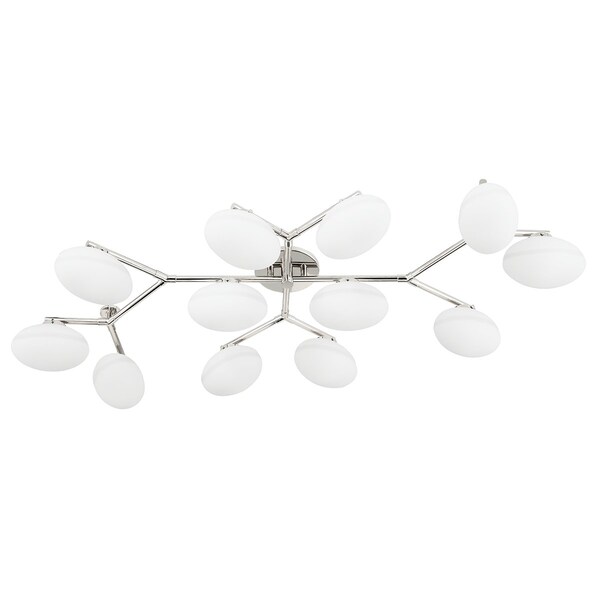 Hudson Valley Lighting Wagner 12 Light Semi Flush 59.38 In. Polished Nickel 5559-PN - main