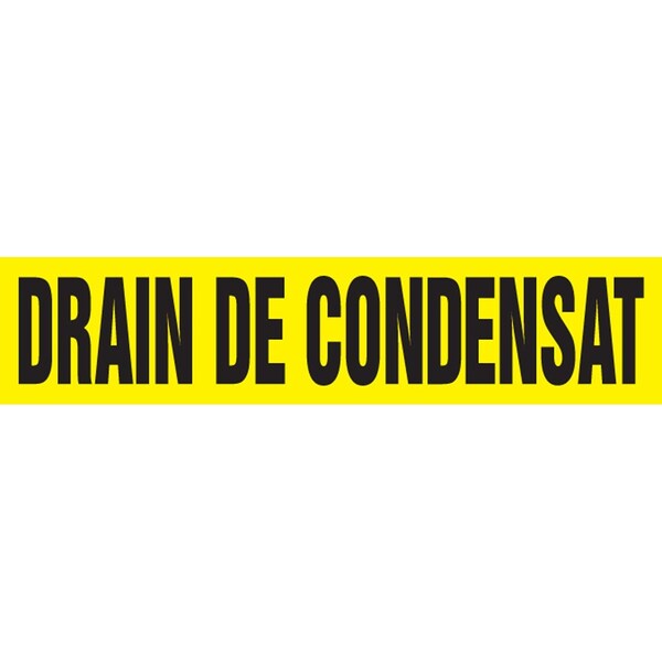 Accuform FRENCH PIPE MARKER DRAIN DE CRPK233STC - main