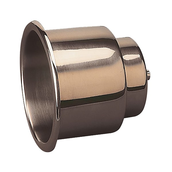 Sea-Dog Flush Mount Combo Drink Holder w/Drain Fitting - Stamped 304 Stainless Steel 588065 - main