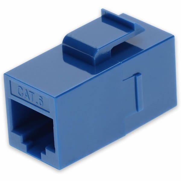 Add-On CAT6 RJ-45 (FEMALE) TO RJ-45 (FEMALE) BLUE INLINE COUPLER ADD-CAT6CPLR-BE - main