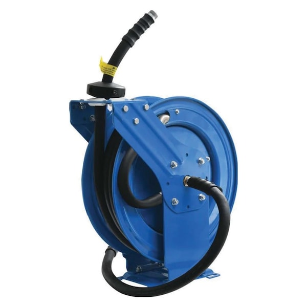 Oilshield OilShield 3/4" x 50' Rubber Fuel Transfer Hose Heavy Duty Single Arm Reel OSFHR3450 - main
