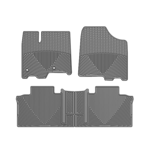 Weathertech Grey, Front and Rear All Weather Floor Mats WTCG292244 - main
