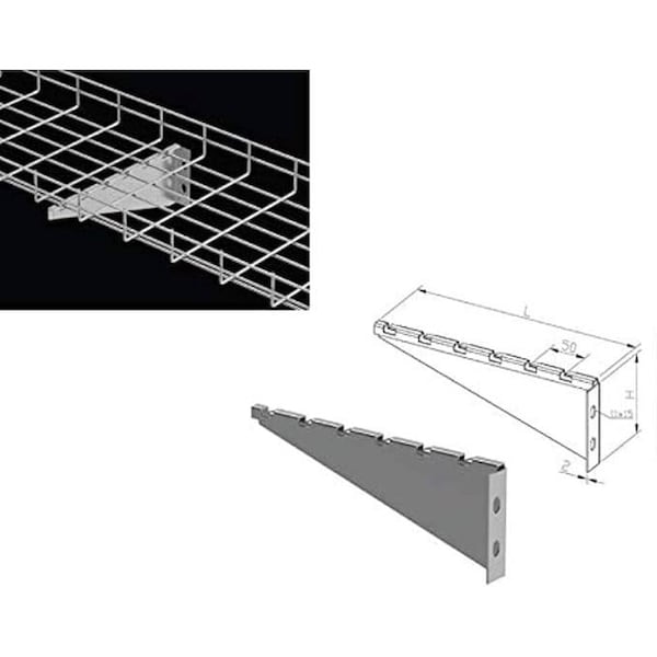 Kable Kontrol 6in Wide V Type Wall Bracket, EZ KK-8600013 - main