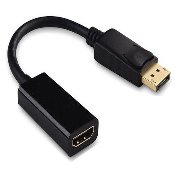 Sanoxy 6.5'' Displayport 1.2 Male to HDMI Female Passive Adapter Cable W/ Latches 4K Resolution Ready SNX-CBL-LDR-DP201-1204 - main