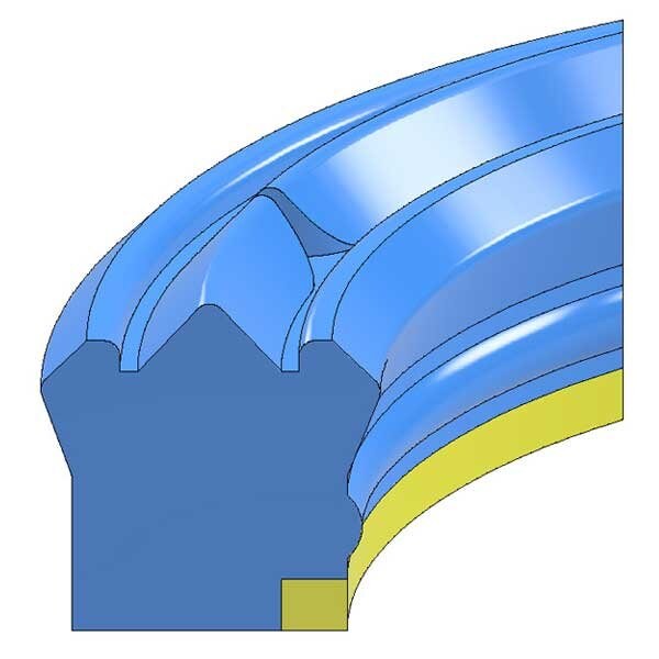 Hercules Sealing Products MRT320-45X55X8, RUS-94URE-45.00x55.00x8.00, U-SEALS MRT320-45X55X8 - main