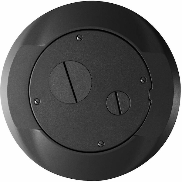 Hubbell Wiring Device-Kellems Floor Sub-Plate, Floor Box Type, 1 Gang, Aluminum, Furniture Feed Cover Type S1SPFFBL - main