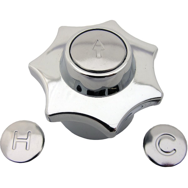 Westlake Pipe & Fittings American Standard Heritage w/Hot & Cold Buttons Large Tub & Shower Handle Kit HC-206MB - main