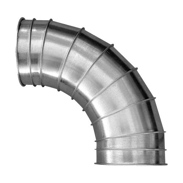 Nordfab Elbow, 90 Degree, Steel, Round, 20 ga Thick 8040400044 - main