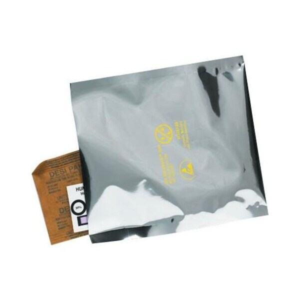Box Packaging Moisture Barrier Bags, 5"W x 30"L, 3.6 Mil, Silver, 100/Pack DS1004 - main
