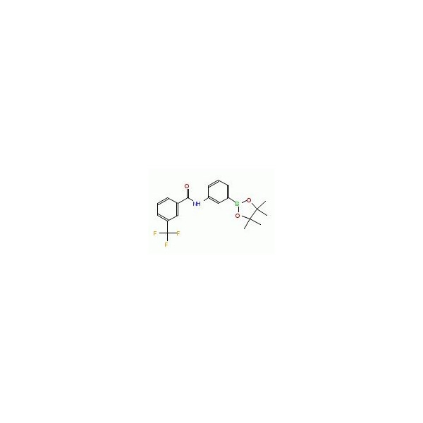 Ak Scientific 3-3-(Trifluoromethyl)benzoylaminobenzene-boronic acid pinacol ester (1g), CAS 1225069-85-1 2524AD-1g - main