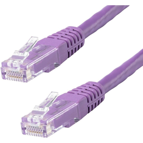 Startech.Com 10ft CAT6 Ethernet Cable Purple Cat6 PoE C6PATCH10PL - main