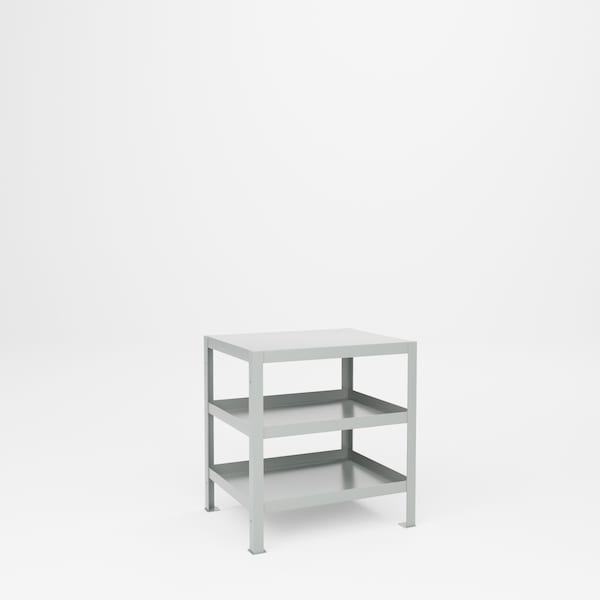 Pucel Heavy Duty Work Table, 24 in Depth x 30 in Width x 32 1/2 in Height, Black 2430-3 - main