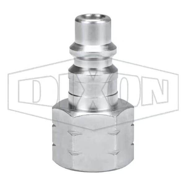 Dixon DF Series Industrial Female Quick Disconnect Pneumatic Plug, 3/8-19 Nominal, 500 psi Pressure, Steel D3BF3 - main