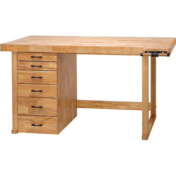 Grizzly 72" 6-Drawer Butcher Block Workbench T34090 - main