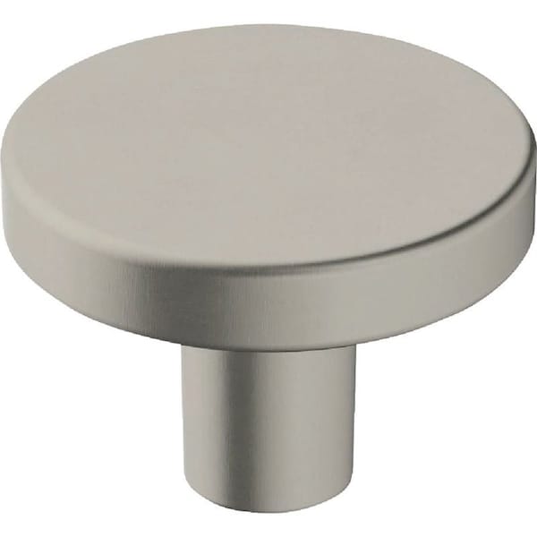 Amerock Versa Series BP36904-G10 Cabinet Knob, 1 in Projection, Zinc, Satin Nickel, 6PK 6PK36904G10 - main