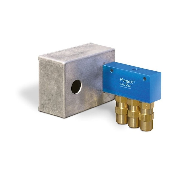 Oil-Rite PurgeX for Oil Dispensing - Motor Operated Powered by 120V/60Hz w/3 Feeds - 1 RPM, Electrical Box B3429-B3E120601 - main