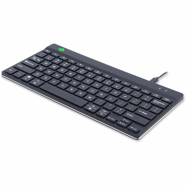 R-Go ergonomic keyboard, Compact break - QWERTY(US), wired, black RGOCOUSWDBL - main